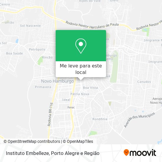 Instituto Embelleze mapa