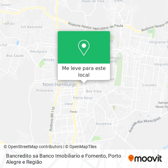 Bancredito sa Banco Imobiliario e Fomento mapa