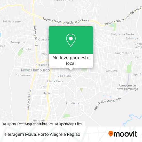 Ferragem Maua mapa
