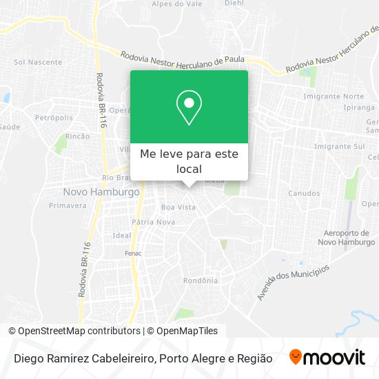 Diego Ramirez Cabeleireiro mapa