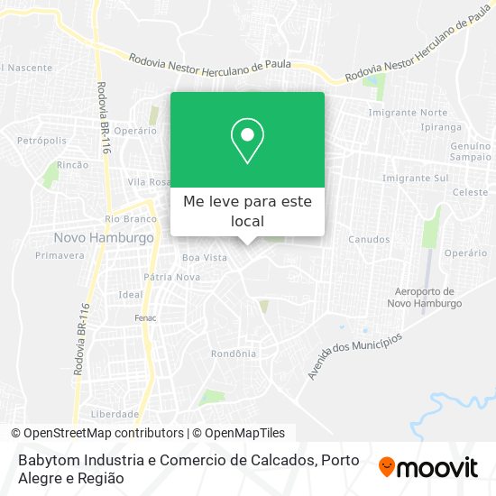 Babytom Industria e Comercio de Calcados mapa