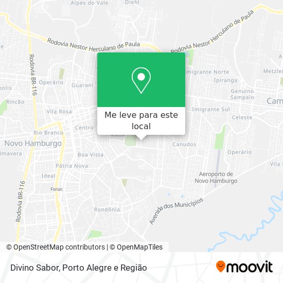 Divino Sabor mapa