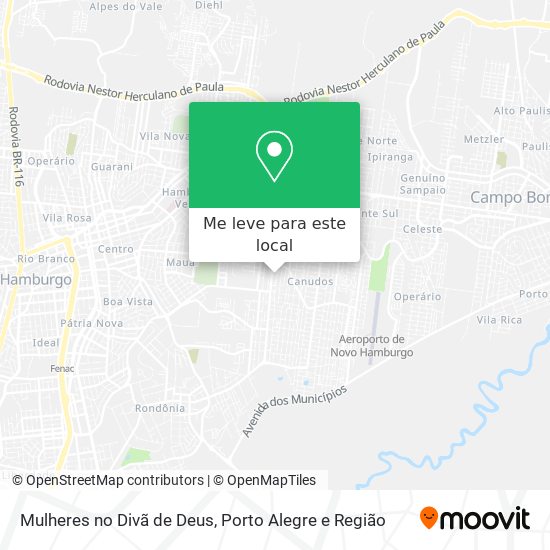 Mulheres no Divã de Deus mapa