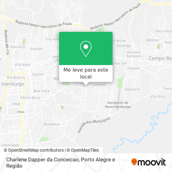 Charlene Dapper da Conceicao mapa