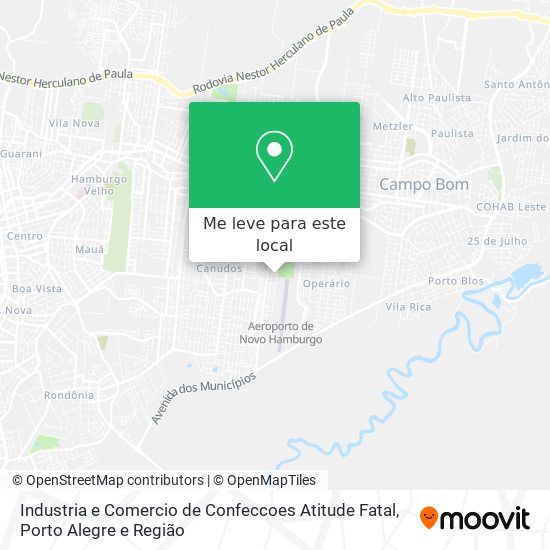 Industria e Comercio de Confeccoes Atitude Fatal mapa