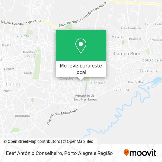 Eeef Antônio Conselheiro mapa