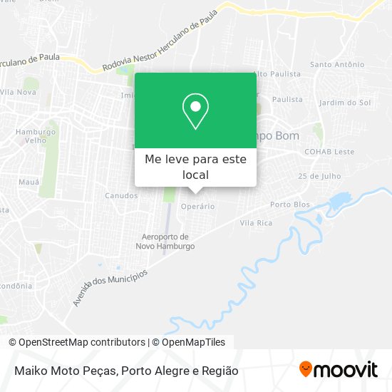 Maiko Moto Peças mapa
