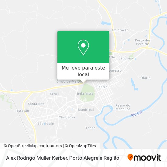 Alex Rodrigo Muller Kerber mapa
