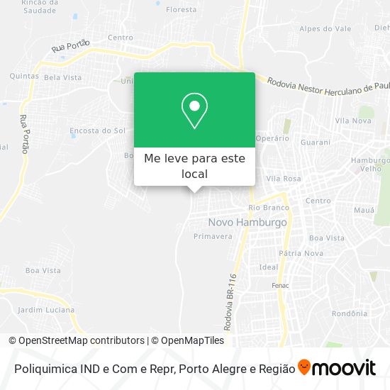 Poliquimica IND e Com e Repr mapa