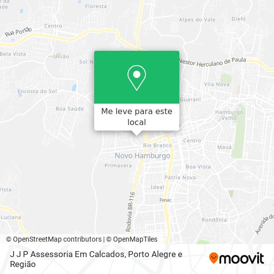 J J P Assessoria Em Calcados mapa