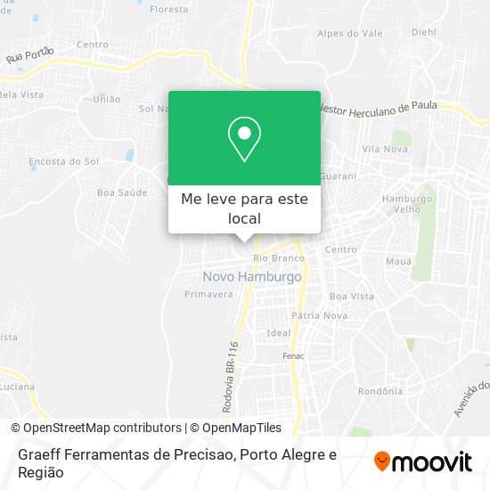 Graeff Ferramentas de Precisao mapa