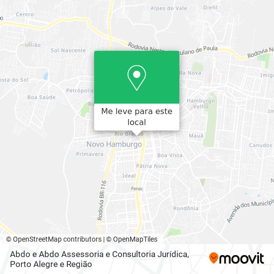 Abdo e Abdo Assessoria e Consultoria Jurídica mapa