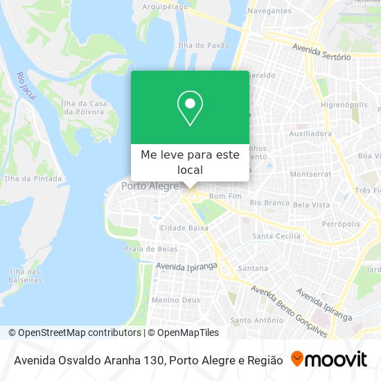 Avenida Osvaldo Aranha 130 mapa