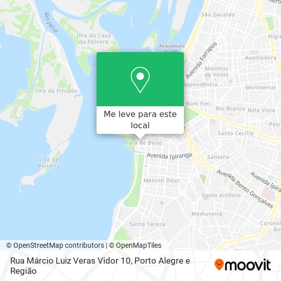 Rua Márcio Luiz Veras Vidor 10 mapa