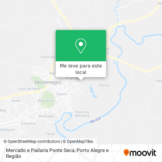 Mercado e Padaria Ponte Seca mapa