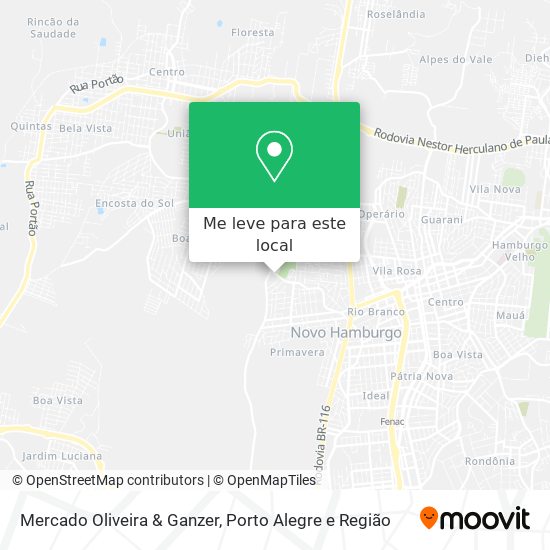 Mercado Oliveira & Ganzer mapa