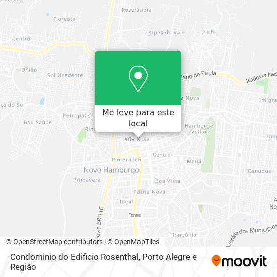 Condominio do Edificio Rosenthal mapa