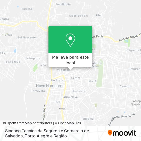 Sinoseg Tecnica de Seguros e Comercio de Salvados mapa