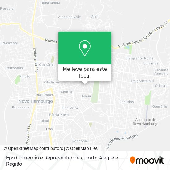Fps Comercio e Representacoes mapa