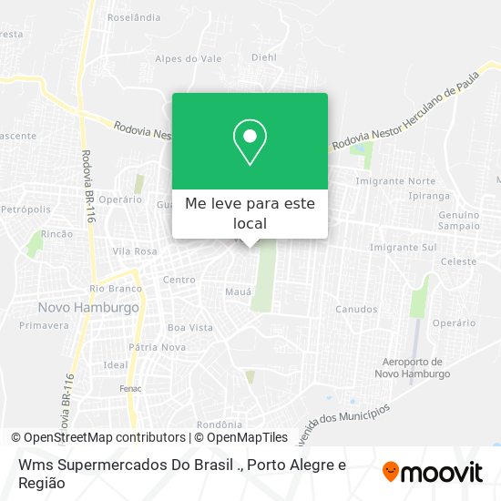 Wms Supermercados Do Brasil . mapa