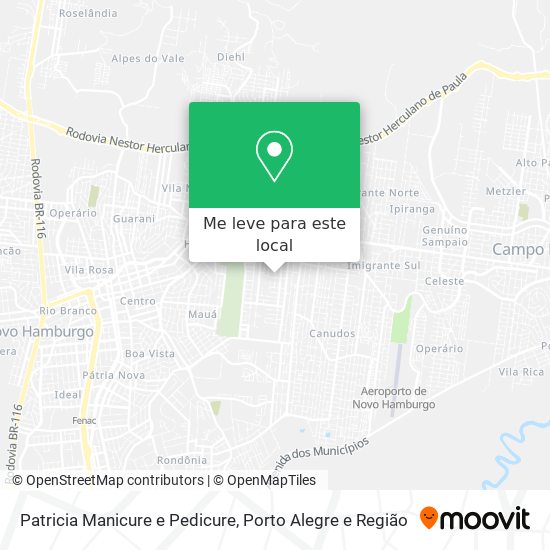 Patricia Manicure e Pedicure mapa