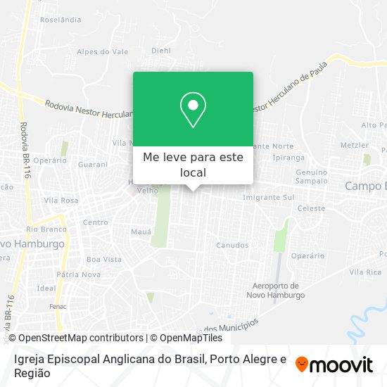 Igreja Episcopal Anglicana do Brasil mapa