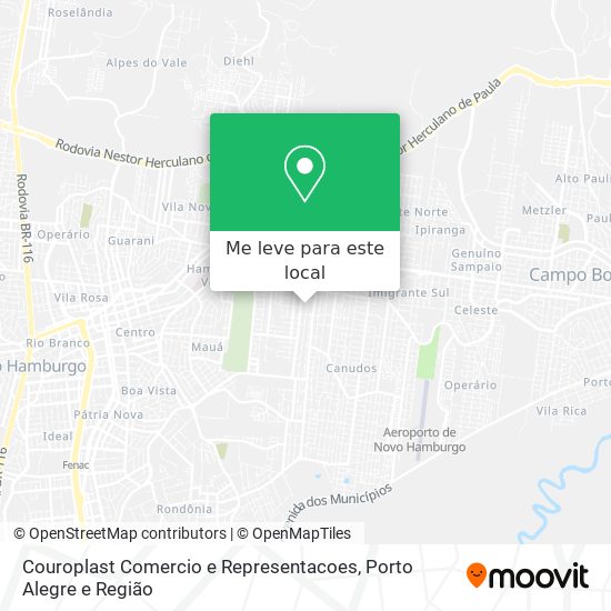 Couroplast Comercio e Representacoes mapa