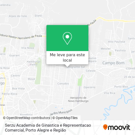 Serzu Academia de Ginastica e Representacao Comercial mapa
