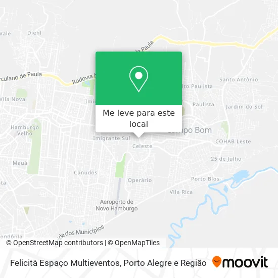 Felicità Espaço Multieventos mapa
