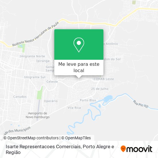 Isarte Representacoes Comerciais mapa