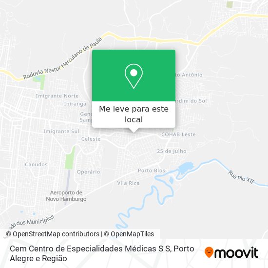 Cem Centro de Especialidades Médicas S S mapa