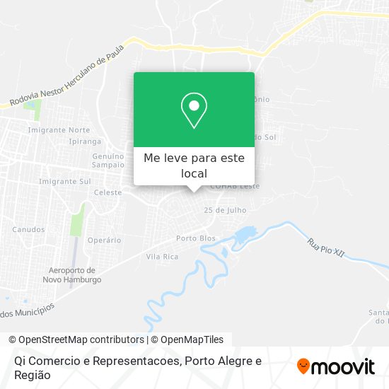 Qi Comercio e Representacoes mapa