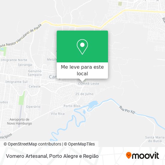 Vomero Artesanal mapa