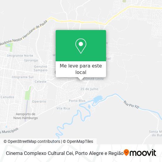 Cinema Complexo Cultural Cei mapa