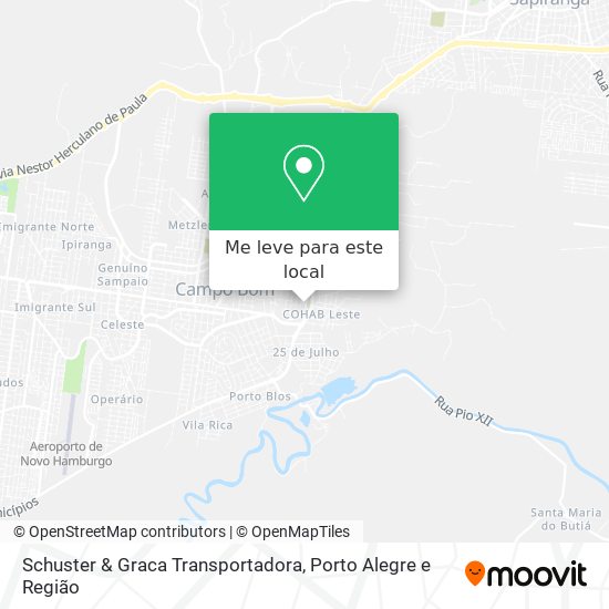 Schuster & Graca Transportadora mapa