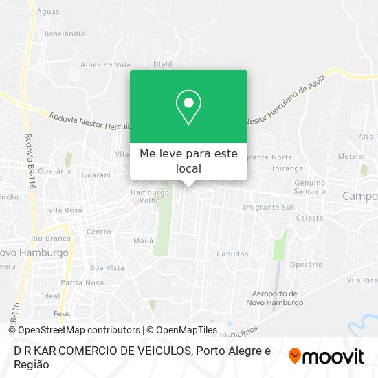 D R KAR COMERCIO DE VEICULOS mapa