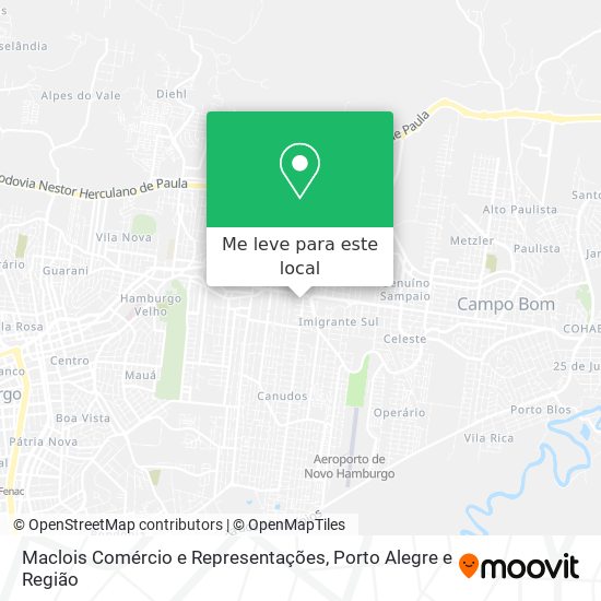 Maclois Comércio e Representações mapa