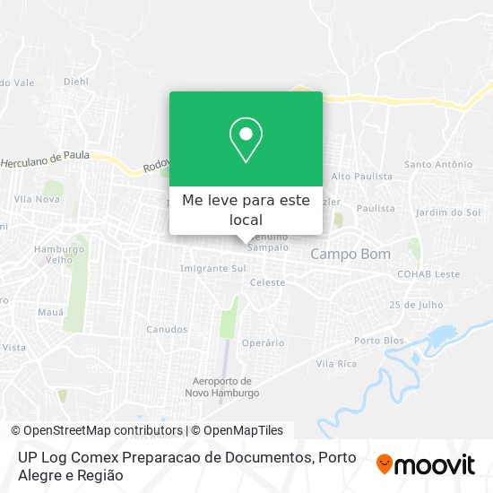 UP Log Comex Preparacao de Documentos mapa
