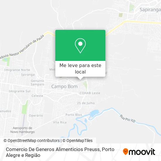 Comercio De Generos Alimenticios Preuss mapa