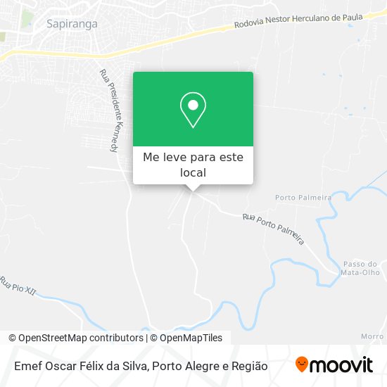 Emef Oscar Félix da Silva mapa