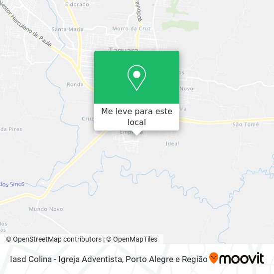Iasd Colina - Igreja Adventista mapa