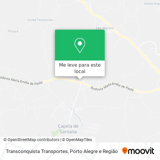 Transconquista Transportes mapa