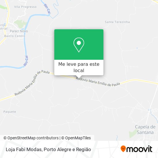 Loja Fabi Modas mapa
