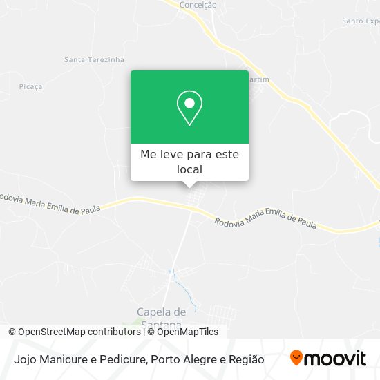 Jojo Manicure e Pedicure mapa