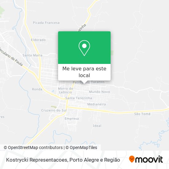 Kostrycki Representacoes mapa