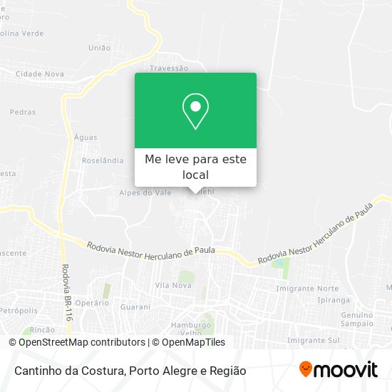 Cantinho da Costura mapa