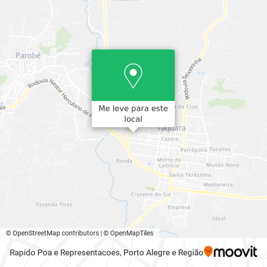 Rapido Poa e Representacoes mapa