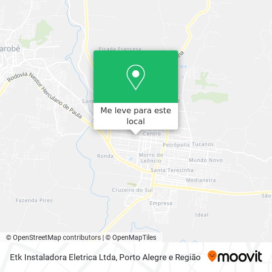 Etk Instaladora Eletrica Ltda mapa