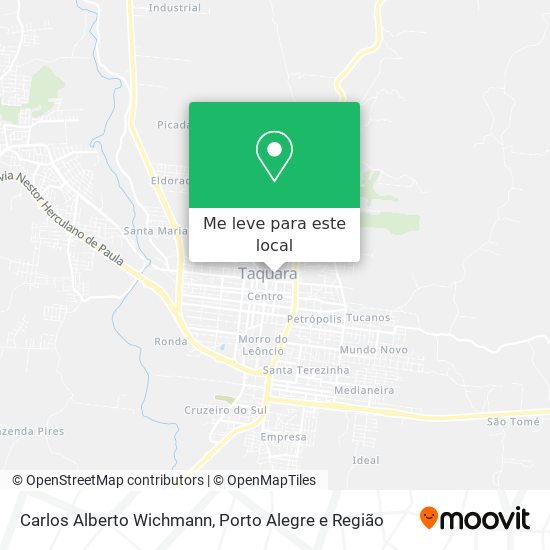 Carlos Alberto Wichmann mapa