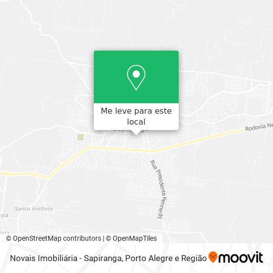 Novais Imobiliária - Sapiranga mapa